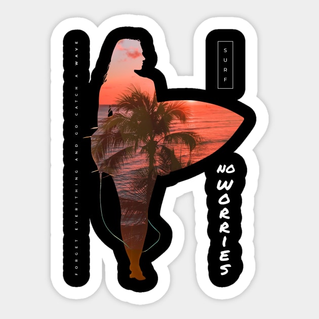 Beach lady Sticker by Gett